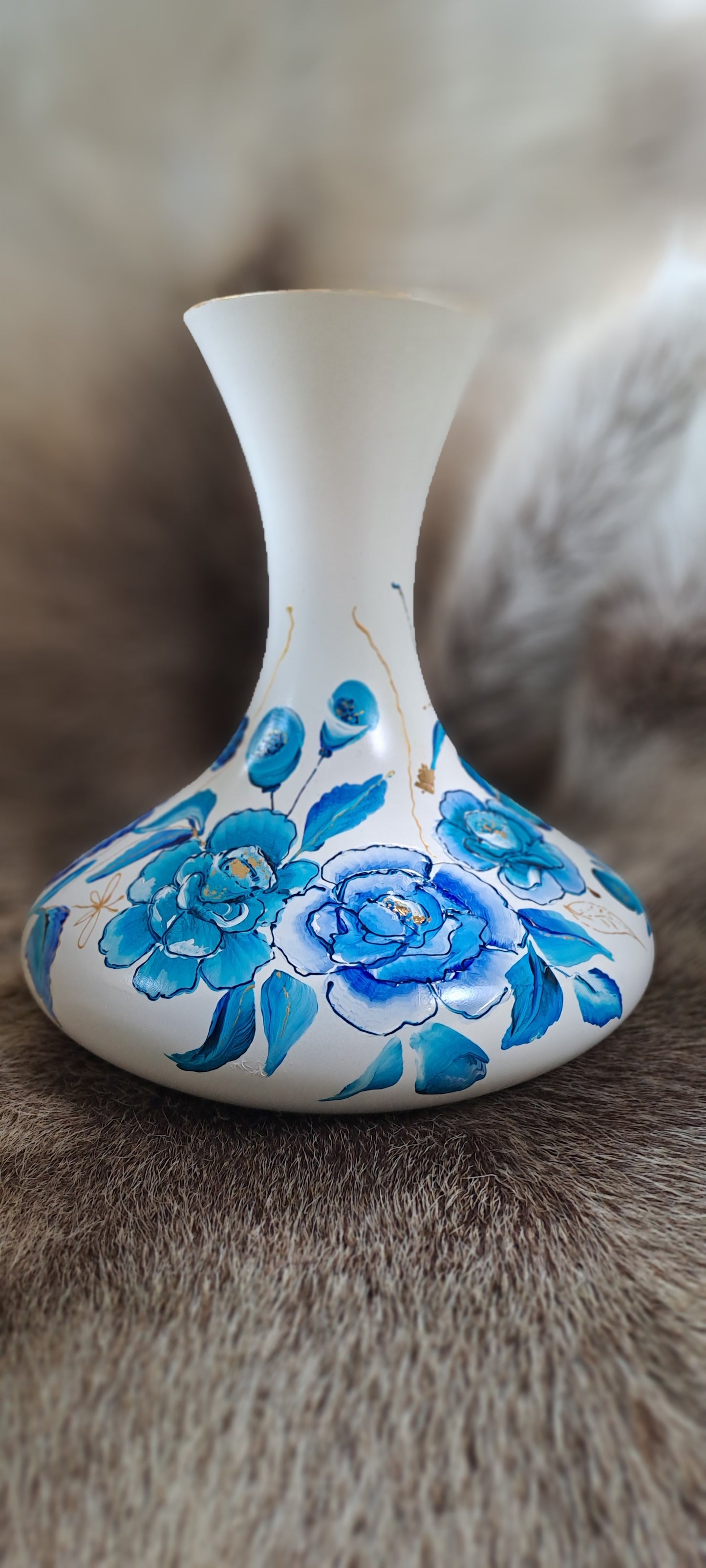 Karafvaas " Azzurro"