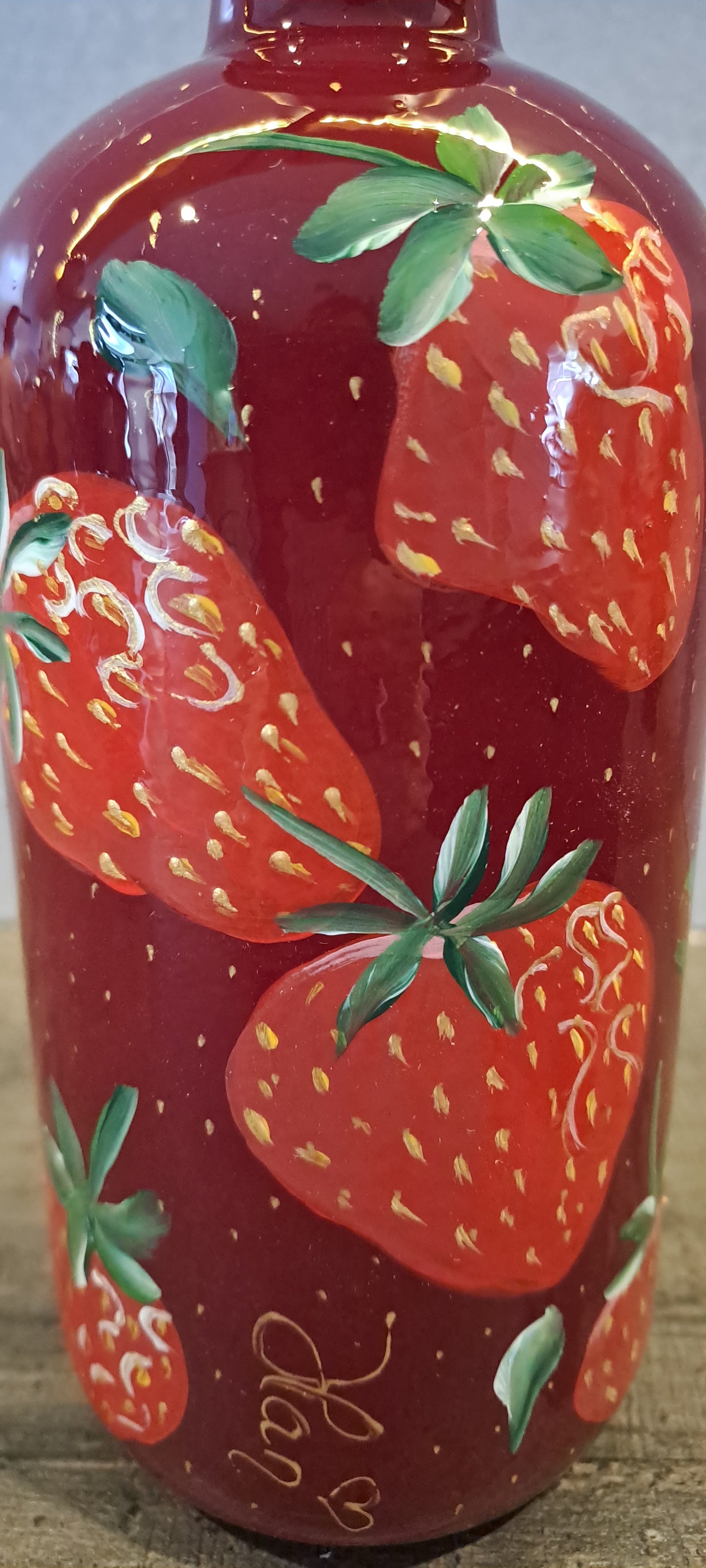 Zeeppompje "aardbei"