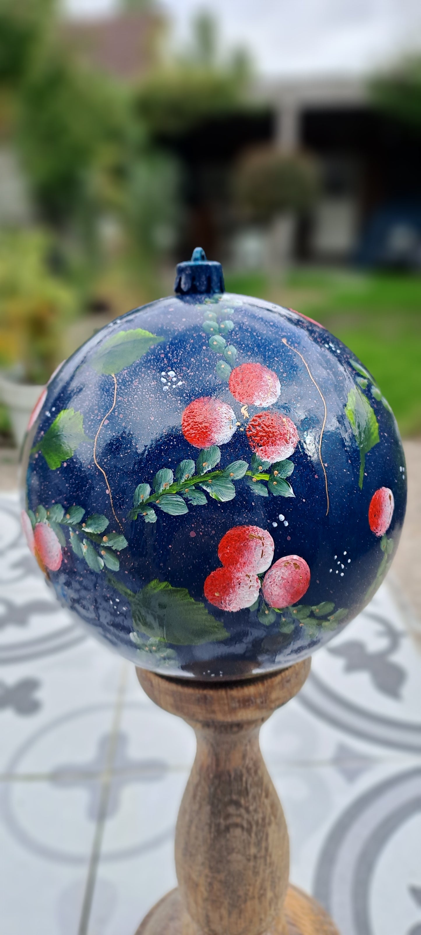Kerst/ decoratiebal " christmas"